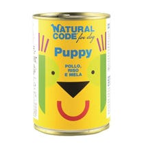 Natural Code Puppy 01 Nourriture humide au poulet/riz/pomme pour chiots Pot de 400 g-2