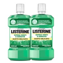 Listerine Défense Dents Et Gencives Bain De Bouche Goût Délicat 2x500 ml-15