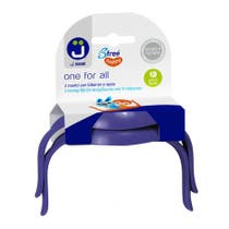 Bimbi One For All Asas Para Biberones Y Vasos Morado 2 Piezas-1