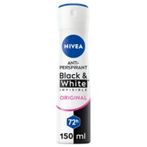 Nivea Déodorant Black &White Invisible Original Spray 150 ml-1