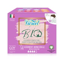 Vivicot Servilletas Sanitarias Algodon Dia Con Alas 14 Piezas-4