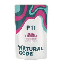 Natural Code P11 Orata E Sogliola Gatti Adulti Busta 70g-1