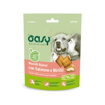 Oasy Snack for Dogs Biscuits Stuffed with Salmon and Cranberries 80g-2