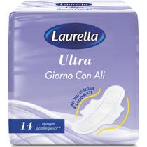 Laurella Compresas De Día Ultra Delgadas Con Alas 14 Piezas-1