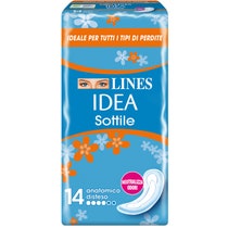 Lines Idea Thin Anatomical Tumbado 14 Compresas Sanitarias-1