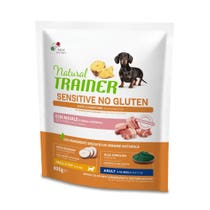 Natural Trainer Sensitive Gluten Free Salmon Croquettes for Adult Dogs Mini Size 800g Bag-1