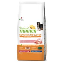 Natural Trainer Sensitive Gluten Free Pork Kibbles for Adult Dogs Medium/Large Size 12kg Bag-1