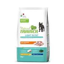 Natural Trainer Light In Fat Turkey Kibble For Adult Dogs Mini Size 2kg-1