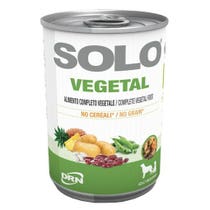 Drn Solo Comida Húmeda Vegetal con Verduras para Perros Adultos Tamaño Mediano/Grande Tarro 400g-2