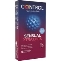 Control Sensual Xtra Dots 6 Préservatifs-2