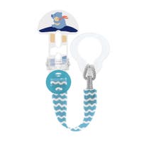 Mam Clip It & Cover Soother Holder for Baby 0 Months+ 1 Piece Assorted Pattern-1