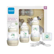 Mam Neutral Baby Gift Set 2 Easy Start Bottles 160 ml + 1 Easy Start Anti-Colic Bottle 260 ml + 1 Soother + 1 Clip-1