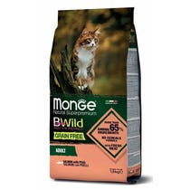 Monge B Wild Grain Free With Salmon/Peas Dry Food for Adult Cats 1.5 Kg Bag-2
