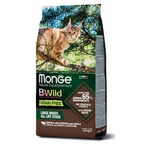 Monge B Wild Grain Free All Life Stage Large Breed With Buffalo Potatoes Lentils Dry Cat Food 1.5 Kg Bag-2