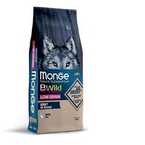Monge B Wild Low Grain All Breeds with Goose Dry Food for Adult Dogs 12 Kg Bag-3