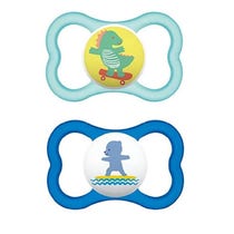 Mam Air Pacifiers Natural Rubber Male 2 Pieces 16 Months +-1