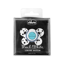 Chicco Comfort Black And White Silicone Soother 16-36 Months 1 Piece-2
