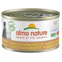 Almo Nature HFC Dog Complete Wet Food Veal with Summer Flavors for Adult Dogs 95g Can-2