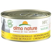 Almo Nature HCF Natural Wet Food Chicken Leg for Adult Cats Can 150g-2