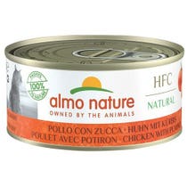 Almo Nature HFC Natural Wet Food Chicken with Pumpkin for Adult Cats Can 150g-2