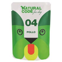 Natural Code 04 Pollo Cani Adulti Busta 100g-1