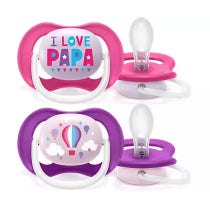 Philips Avent Pacifier Ultra Air Balloon / Papa Female 6-18 Months 2 Pieces-1
