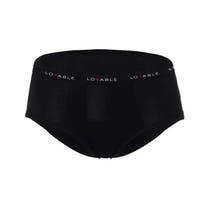 Lovable Bragas De Periodo Calzoncillos De Ciclismo En Algodón Lavable Flujo Abundante Talla XL Color Negro-7