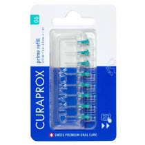 Curaprox Cps 06 Interdental Brush Prime Refill Turquoise 8 Pieces-1