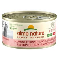 Almo Nature HFC Kitten Wet Food With Salmon and Tuna For Adult Cats Tin 70g-1