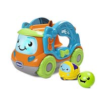Jeu Chicco Raimondo Le camion globe-trotter avec mini véhicules et balles turbo pour enfants de 1 à 4 ans-1