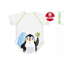 J Baby Body Bio Chaud Coton Bio Pingouin 0-36 Mois-1