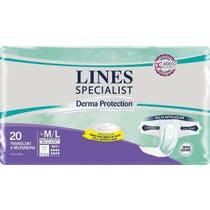 Lines Specialist Derma Protection Maxi Panty Couche Taille M/L 20 Pièces-1