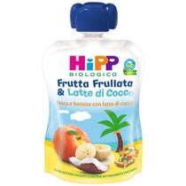 Hipp Organic Fruit Smoothie And Coconut Milk Peach And Banana Flavor With Coconut Milk 90g-1