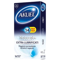 Akuel Natural + Preservativos Extra Lubricados 14 Piezas-1