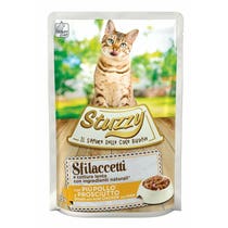 Stuzzy Flakes with More Chicken/Ham Wet Food for Adult Cats Sachet 85g-2