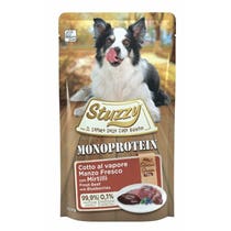 Stuzzy Monoprotein Chunks with Beef and Blueberries Wet Food for Adult Dogs Sachet 150g-2