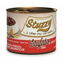 Stuzzy Stufato Con Manzo Fresco Cibo Umido Cani Adulti Lattina 200g-1
