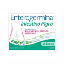 Enterogermina Lazy Intestine Lactic Ferments, Probiotics, Prebiotics, FOS, Intestinal Regularity Supplement 20 sachets-1
