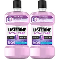 Listerine Total Care Bain de Bouche Goût Délicat 2x500 ml-1