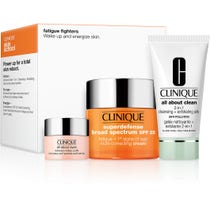 Clinique Coffret Superdefense Premiers Signes du Temps Soin de Jour 50 ml + Contour des Yeux 5 ml + Nettoyant 30 ml-1
