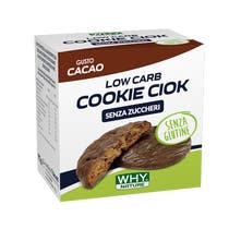 Why Nature Low Carb Cookie Ciok Biscuits Cocoa Taste 7 Pieces Monoportion-1