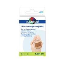 Pansements adhésifs découpés Master-Aid pour cors et cors 2 pièces-1