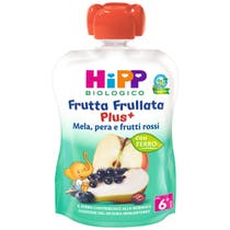 Hipp Smoothie Aux Fruits Bio Plus Pomme Poire Futti Rossi + Fer 90g-1