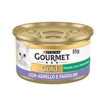 Purina Gourmet Gold Mousse Avec Agneau Et Haricots Verts Pour Chats Boîte 85g-3
