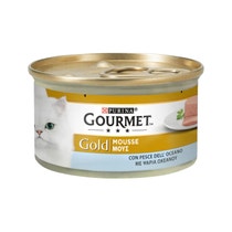 Purina Gourmet Gold Mousse Aux Poissons De Mer Pour Chats Boîte 85g-1