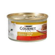 Purina Gourmet Gold Cupcakes Au Boeuf Et Tomates Pour Chats Boîte 85g-3