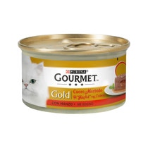 Purina Gourmet Gold Soft Heart Avec Boeuf Pour Chats Boîte 85g-0