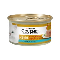 Purina Gourmet Gold Soft Heart Avec Thon Pour Chats Boîte 85g-1