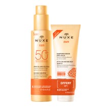 Nuxe Sun Duo Lait Solaire Spray SPF50 + Shampoing Après Soleil 150 ml-2