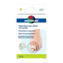 Mater-Aid Footcare Séparateur de gros orteil avec anneau petit 2 pièces-1